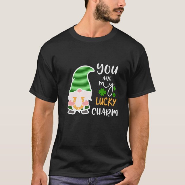 Camiseta Eres Mi Afortunado Gnome Del Día De Los Padres (Anverso)