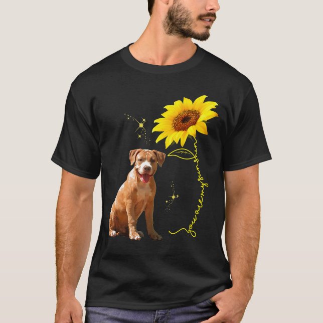 Camiseta Eres Mi Amante Del Sunflower Pitbull (Anverso)