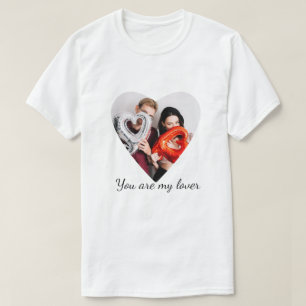 Camiseta Eres Mi Amante – Diseño de Corazón Romántico