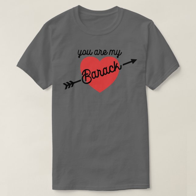 Camiseta Eres mi amor barack Obama (Diseño del anverso)