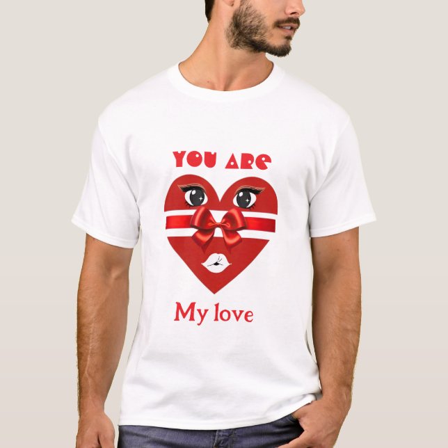 Camiseta Eres Mi Amor El día de San Valentín Romántica Pare (Anverso)
