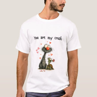 Camiseta Eres mi aplastado
