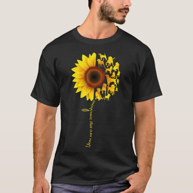 Camiseta Eres Mi Beagle Sunshine Half Sunflower (Anverso)