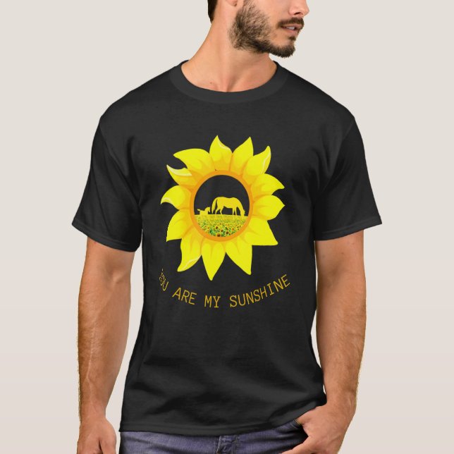 Camiseta Eres Mi Caballo de Girasol Caballos (Anverso)