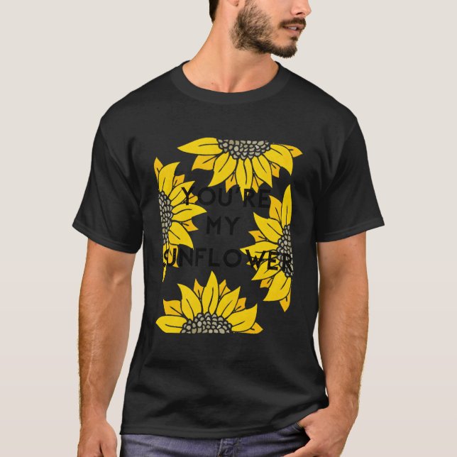 Camiseta Eres Mi Flor Amarilla (Anverso)