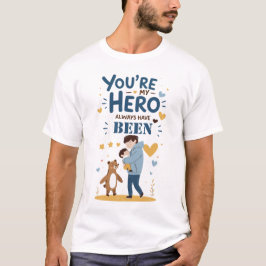 Camiseta Eres mi héroe - Cortesía de corazón 💙