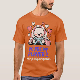 Camiseta Eres mi jugador 2 y mi compañero de juegos acogedo