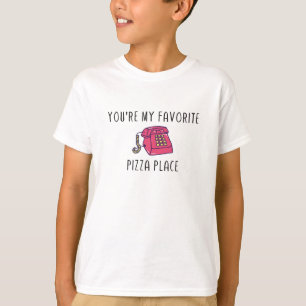 Camiseta Eres Mi Lugar de Pizza Favorito - Cita de Smosh TN