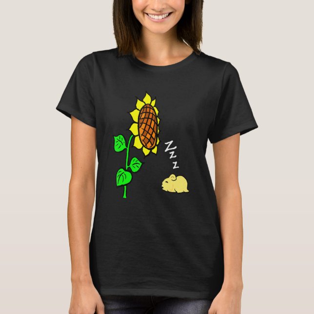 Camiseta Eres Mi Mascota Sunshine Hamster Yellow Sunflower  (Anverso)