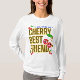 CAMISETA ERES MI MEJOR AMIGO CHERRY
