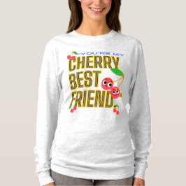 CAMISETA ERES MI MEJOR AMIGO CHERRY