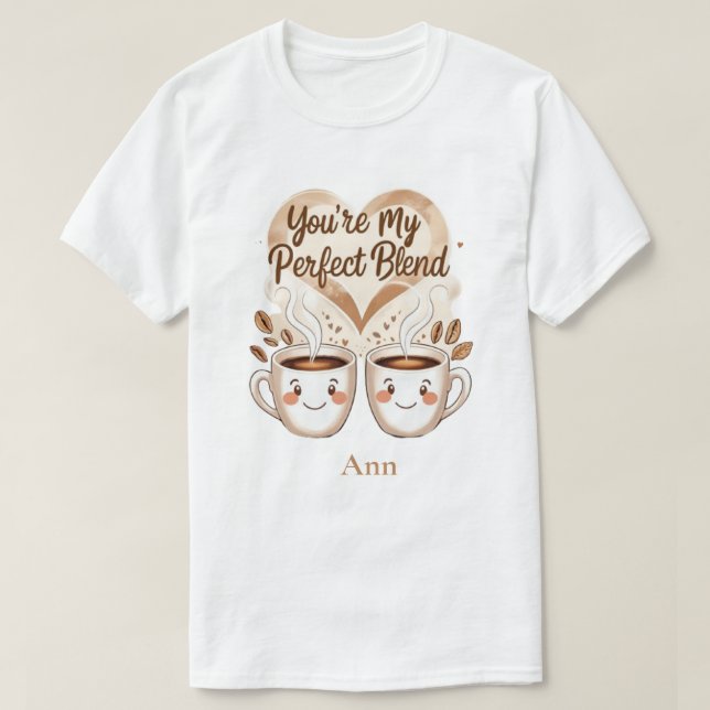 Camiseta eres mi mezcla perfecta (Diseño del anverso)