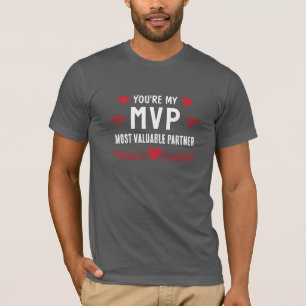Camiseta Eres Mi MVP Compañero Más Valioso Divertido Amor