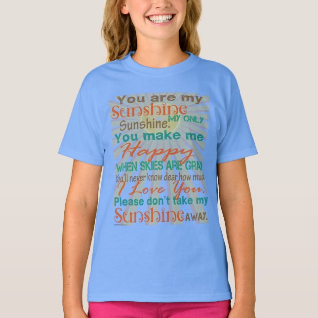 Camiseta Eres mi Naranja Sunshine/Verde azulado (Anverso)