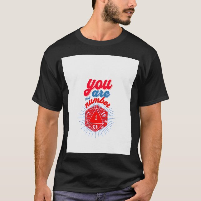 Camiseta Eres mi número uno de fracaso crítico (Anverso)