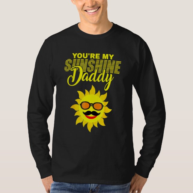 Camiseta Eres mi papá Sunshine mejor papá del padre (Anverso)