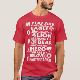 Camiseta Eres Mi Querida Fotógrafa Mami Orgullosa Fotografí