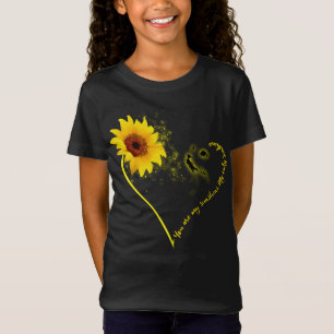 Camiseta Eres Mi Regalo De Gato, Gato Y Flor De Sol.