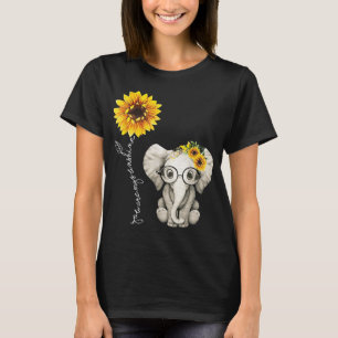 Camiseta Eres Mi regalo Hippie Sunflower Elephant