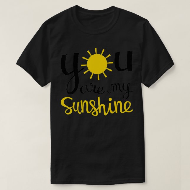 Camiseta Eres mi sol para los niños Chicas mujeres y hombre (Diseño del anverso)