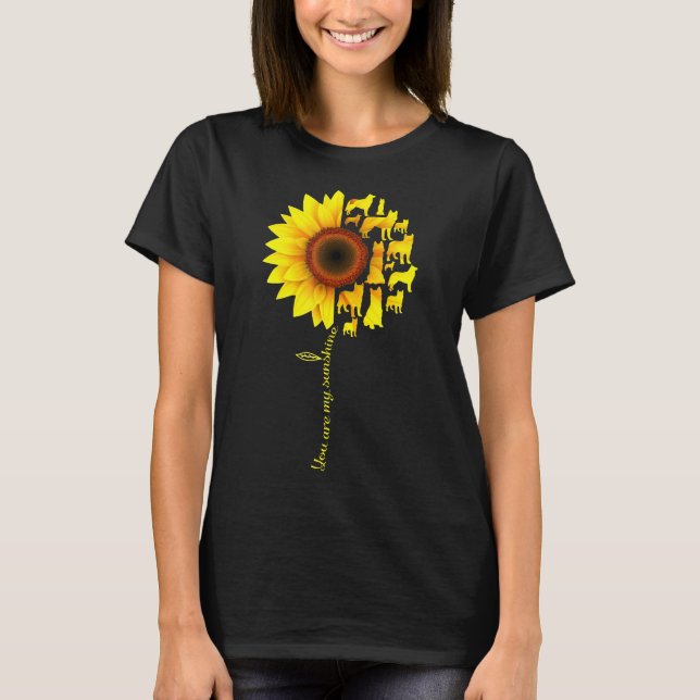 Camiseta Eres Mi Sombra Sunflower Husky (Anverso)