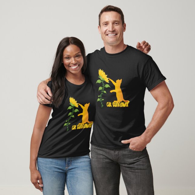 Camiseta Eres Mi Sunshine Cat Sunflower (Unisexo)
