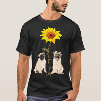 Camiseta Eres Mi Sunshine Pug Sunflower