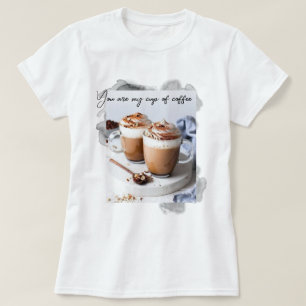 Camiseta Eres mi taza de café