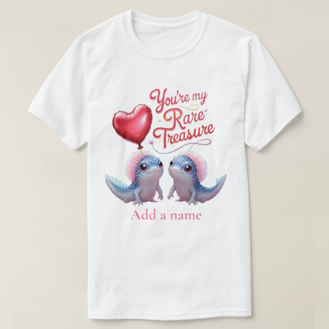 Camiseta eres mi tesoro raro (Diseño del anverso)