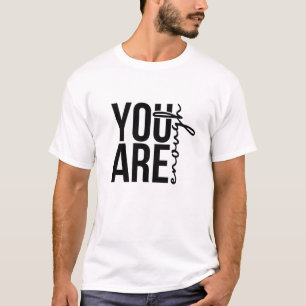 Camiseta Eres - Motivacional Abstracto Artístico 