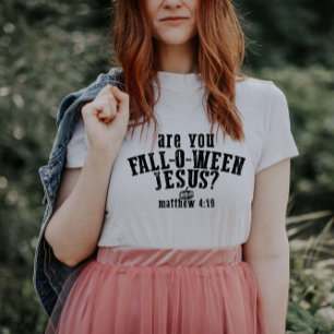 Camiseta ¿Eres Otoño Jesús Cristiano Halloween