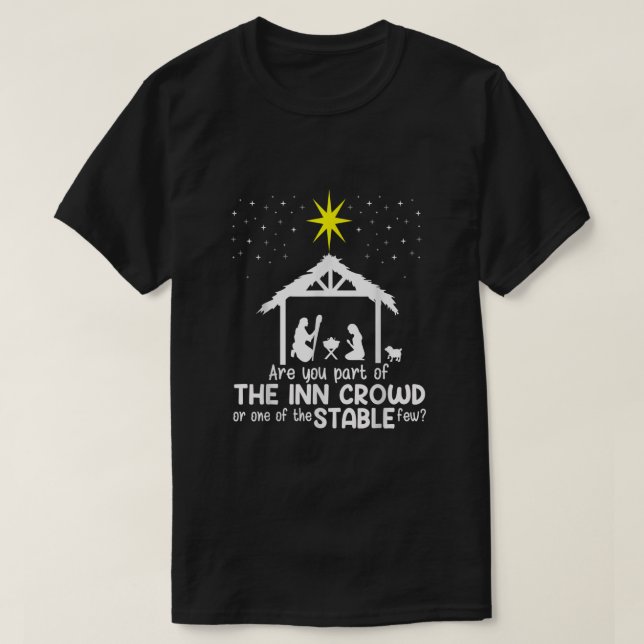Camiseta ¿Eres Parte De Una Multitud O De Unos Pocos Navida (Diseño del anverso)