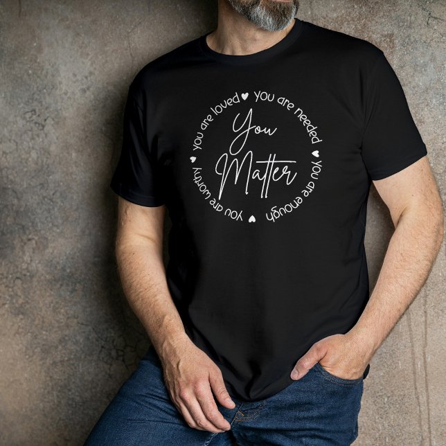 Camiseta Eres querida y tú importante (Subido por el creador)