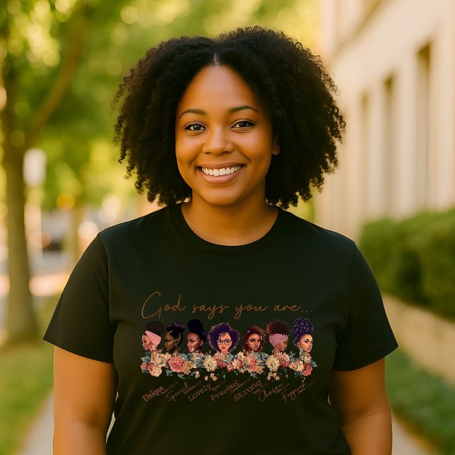 Camiseta Eres Quien Dios Dice Que Eres Empoderamiento (Subido por el creador)