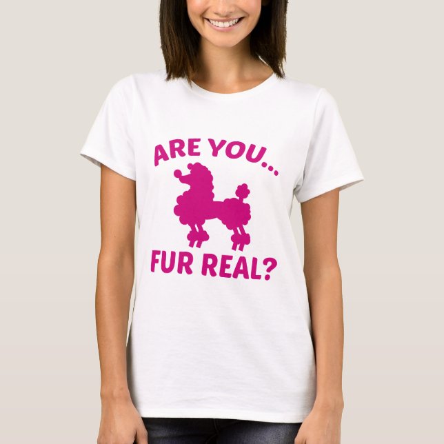 Camiseta ¿Eres Real? (Anverso)