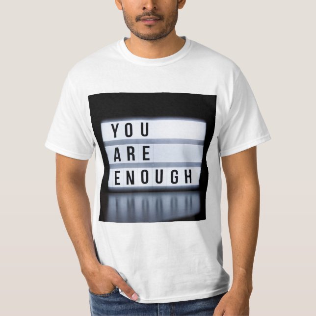 Camiseta Eres suficiente (Anverso)