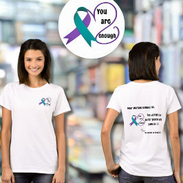 Camiseta "Eres suficiente" curando la esperanza Minimalista