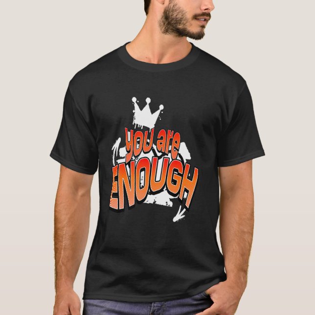 Camiseta Eres Suficiente Inspirador (Anverso)