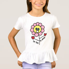 Camiseta Eres tan lindo Adorable Niño Dibujo de Flor