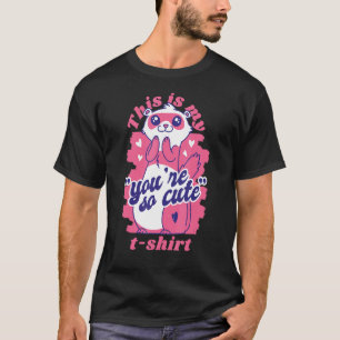 Camiseta Eres tan lindo ferret Guay retro divertido raro bi