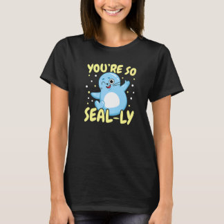 Camiseta Eres tan sellado animal marino biología marina