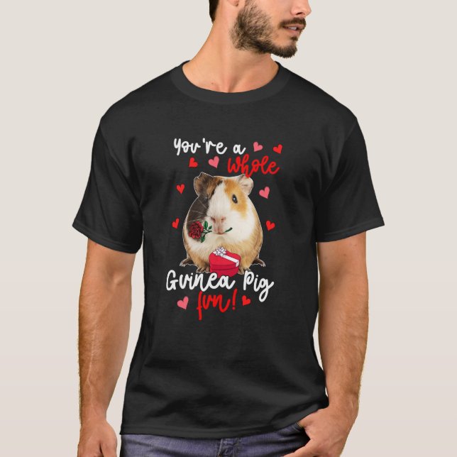 Camiseta Eres todo un cerdo guineano divertido Valentine po (Anverso)