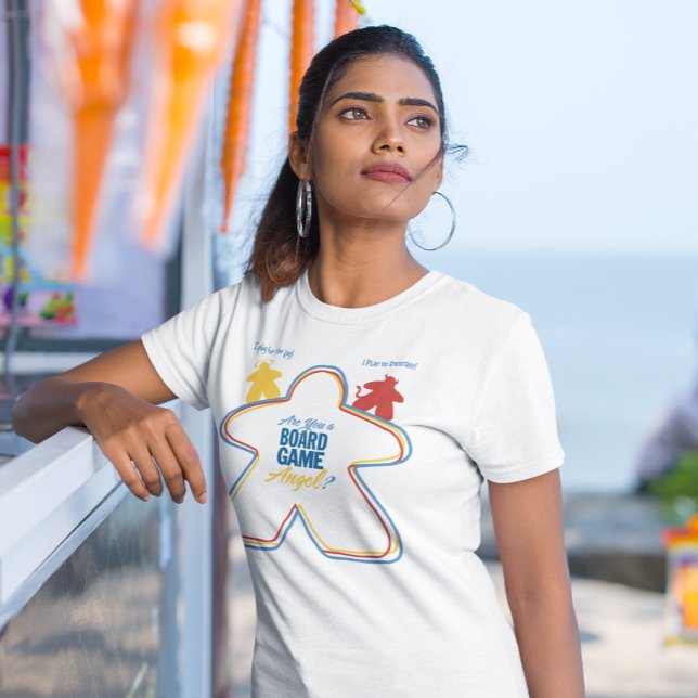 Camiseta ¿Eres un Angel de Juego de Mesa? Camisas femeninas (Subido por el creador)