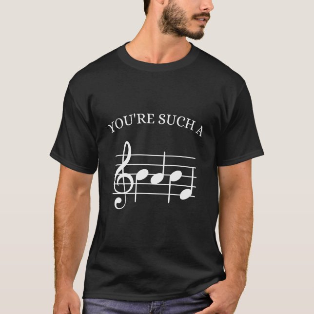 Camiseta Eres Un Babe Music Notes (Anverso)