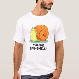Camiseta Eres un caracol divertido con un juego de palabras