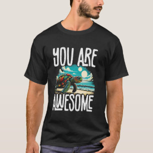 Camiseta Eres Un Encanto Increíble Por La Tortuga Cute Impr