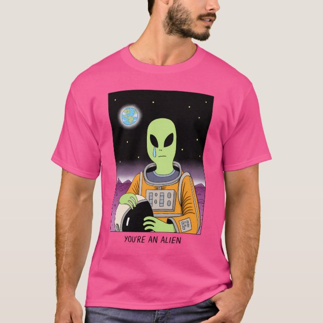 Camiseta Eres Un Extranjero (Anverso)