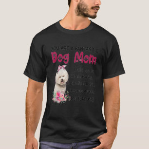 Camiseta Eres un fantástico perro madre feliz día 1 de la m
