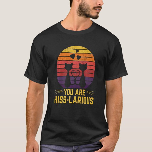 Camiseta Eres Un Humor De Gato Higiénico Chistes De Papá (Anverso)