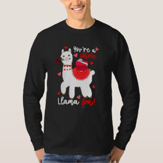 Camiseta Eres Un Llama Completo De Diversión San Valentín L